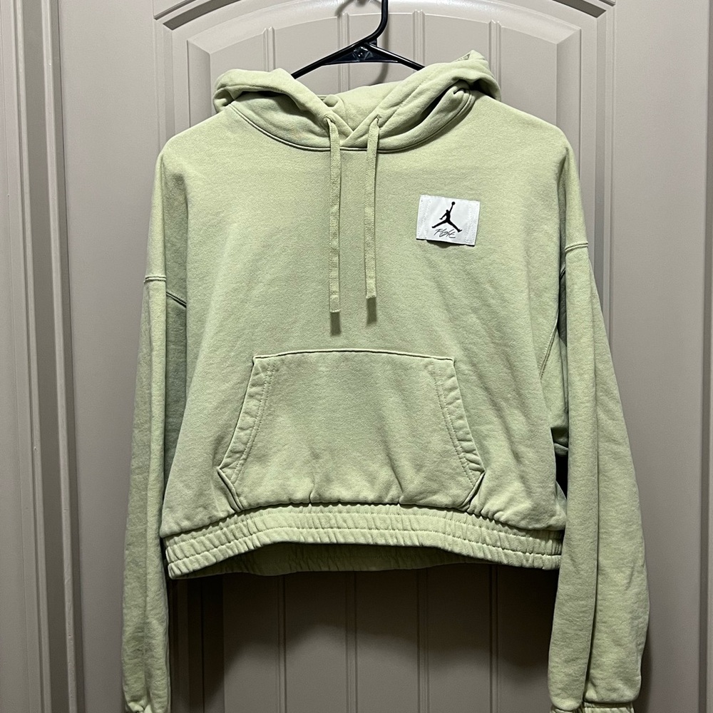 Jordan Olive Green Loose Fit Hoodie